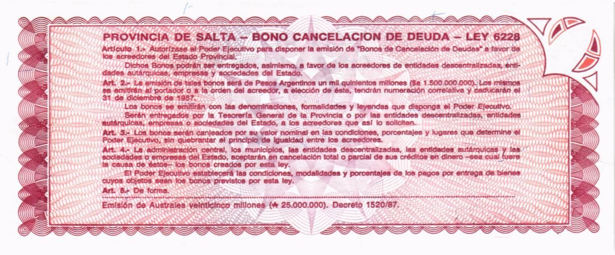 АРГЕНТИНА 1 АУСТРАЛ 2