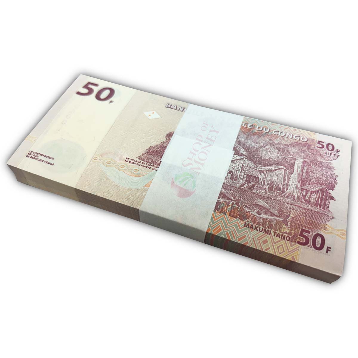 КОНГО ДР 50 ФРАНКОВ (100 БАНКНОТ) 2