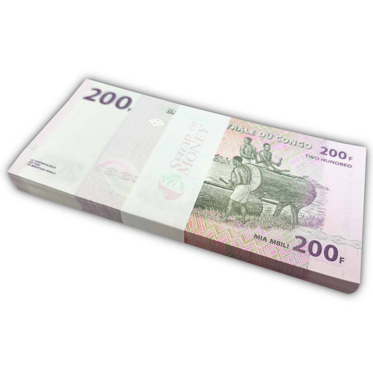 КОНГО ДР 200 ФРАНКОВ (100 БАНКНОТ) 2