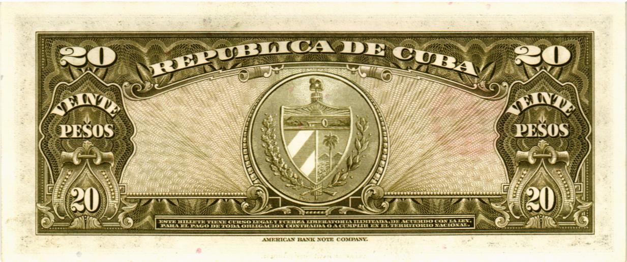 КУБА 20 ПЕСО 2